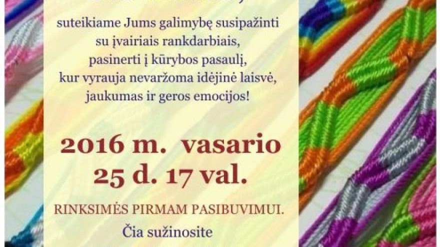 Kūrybiškas žmogus – laimingas žmogus!