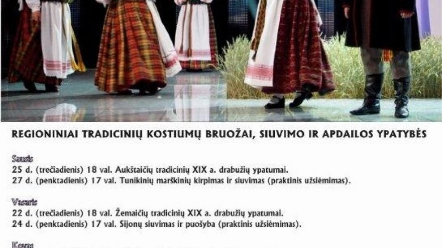 Kūrybiniai susitikimai ir dirbtuvės. Žemaitija