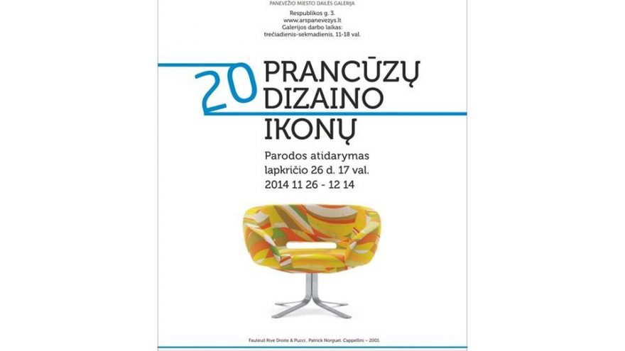 Paroda „20 prancūzų dizaino ikonų“