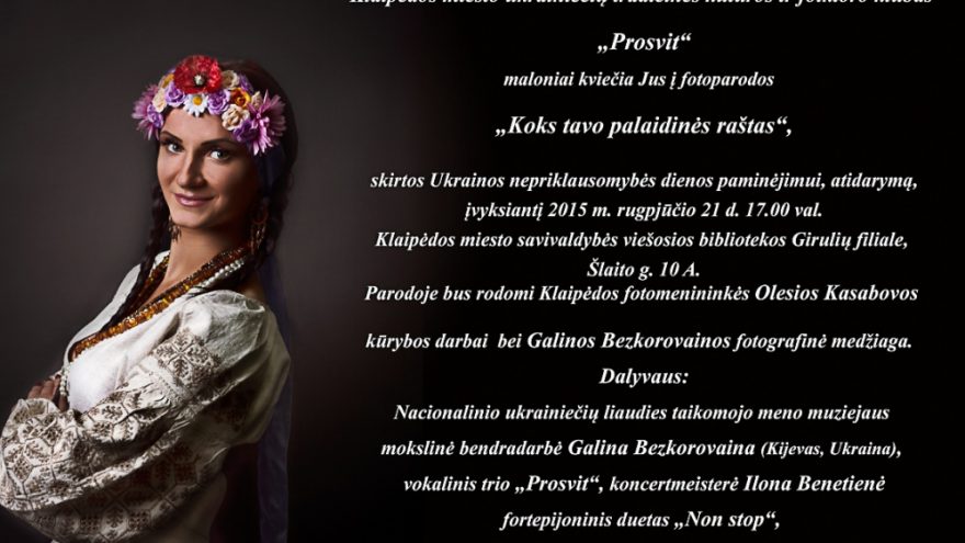 Paroda “Koks tavo palaidinės raštas?”