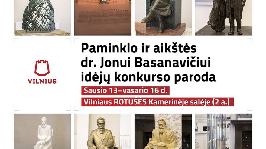 Dr. J. Basanavičiaus skulptūros idėjų paroda