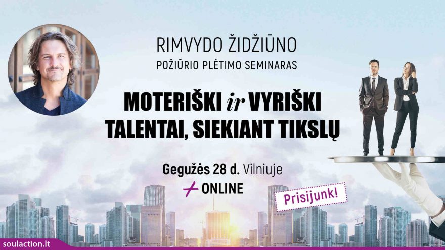 Moteriški ir vyriški talentai, siekiant tikslų