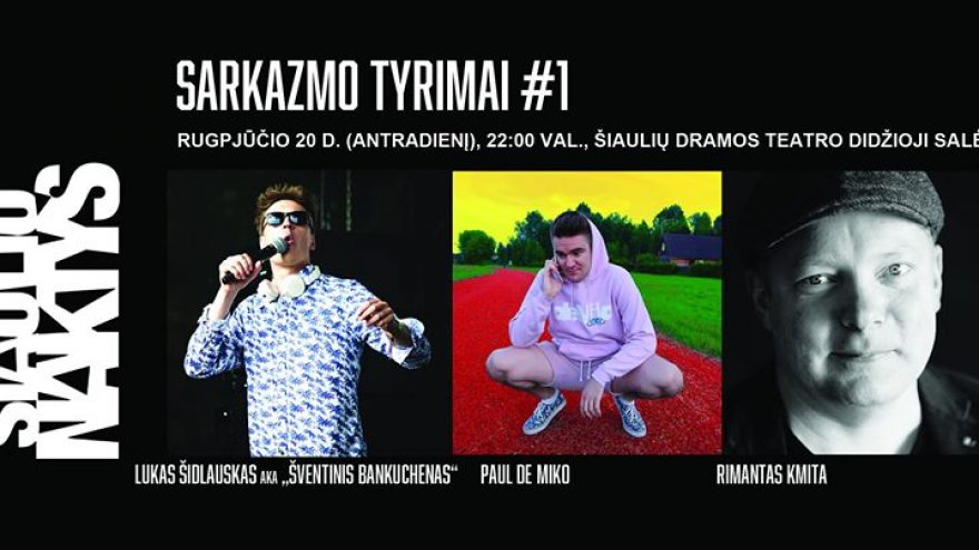 Sarkazmo tyrimai #1