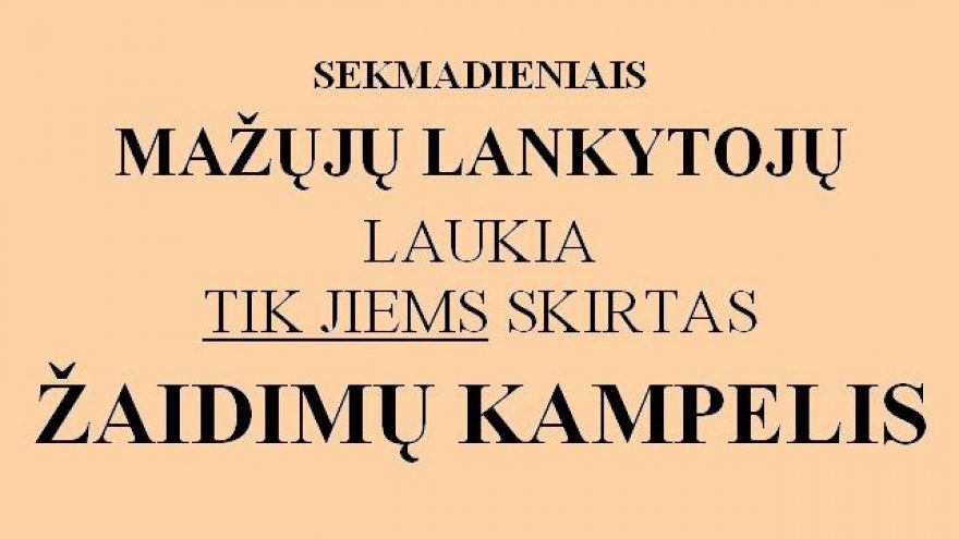 Sekmadienis – šeimos diena!