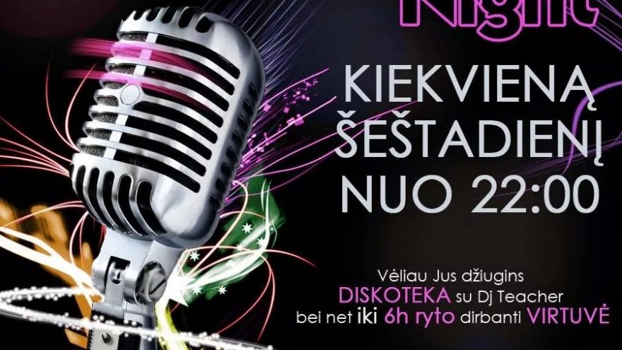 Šeštadienio KARAOKE su Artūru