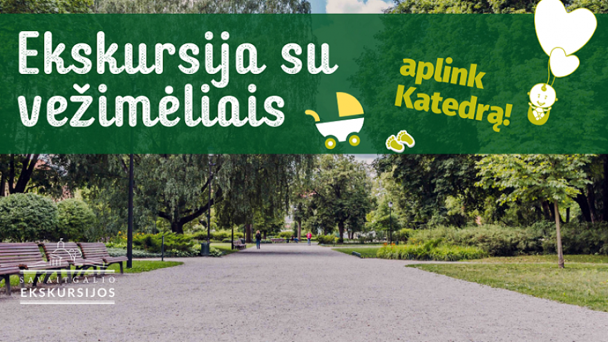 Ekskursija su vežimėliais nuo Katedros iki Bernardinų