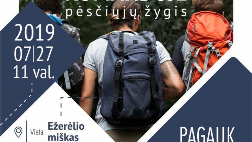 Pėsčiųjų žygis „Jėga slypi komandoje“