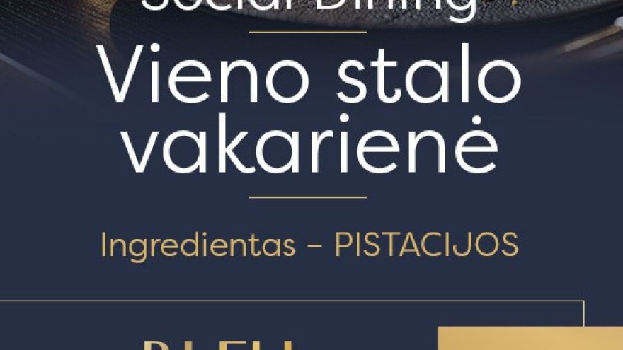 Vieno stalo vakarienė | Pistacija | ”Bleu de Frenkel” restoranas