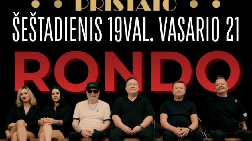 RONDO – 2 Dalių Gyvo Garso Koncertas | Kauno OAZĖ | 02 21