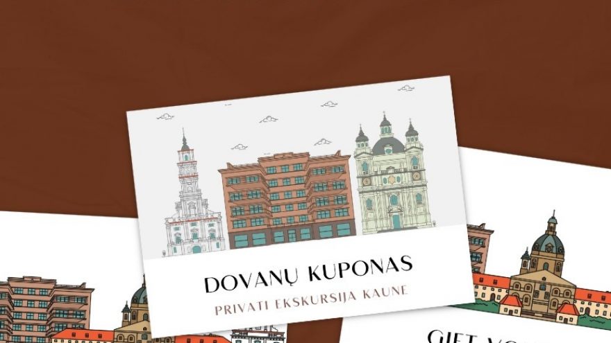 DOVANŲ KUPONAS EKSKURSIJA KAUNE | 1 asmeniui