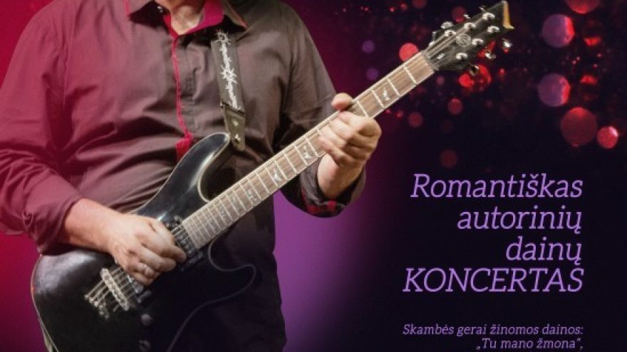 Virgilijaus Butkevičiaus romantiškas autorinių dainų koncertas