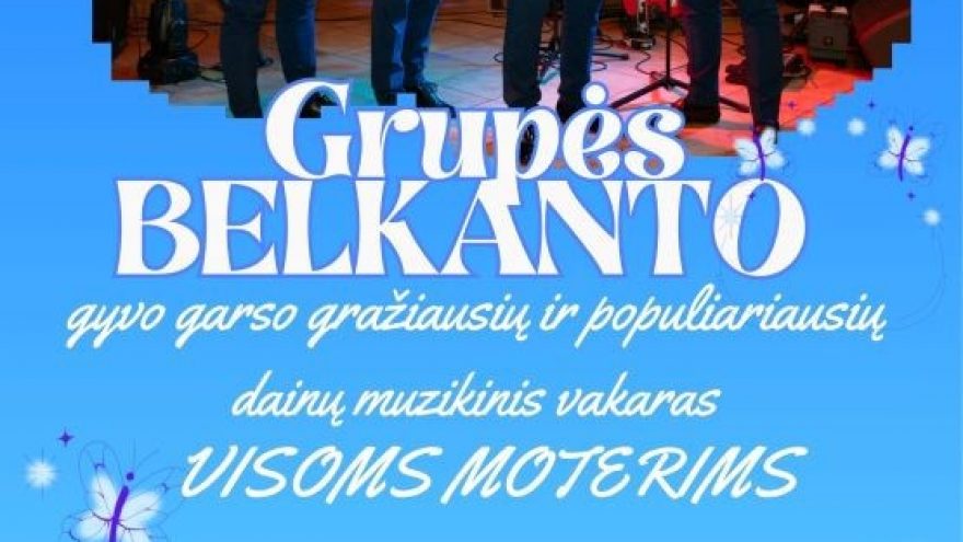 Grupės Belkanto gyvo garso muzikinis vakaras | Kalvarijos
