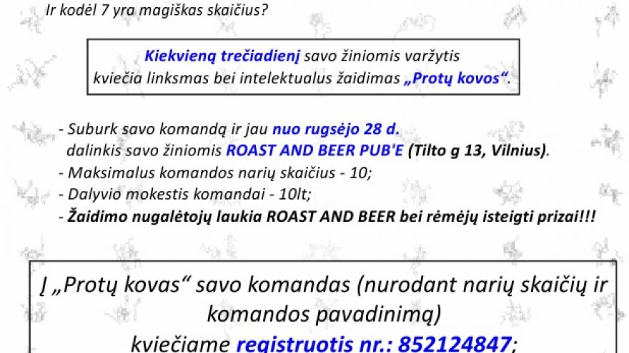 ‘Protų kovos’ pačiame Vilniaus centre.