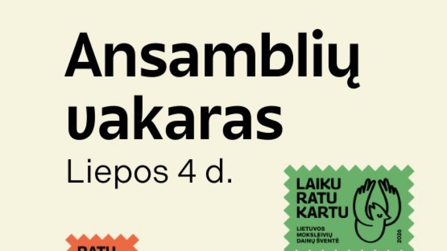 Ansamblių vakaras ”Metų ritmu”