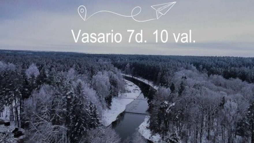 Žiemos žygis ”Šventosios vingiais per Anykščių šilelį”