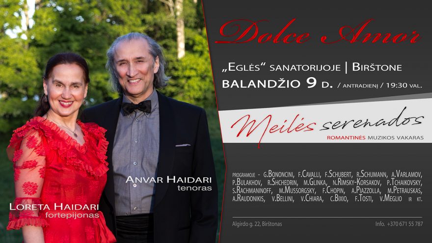 Duetas „Dolce Amor“. „Meilės serenados“