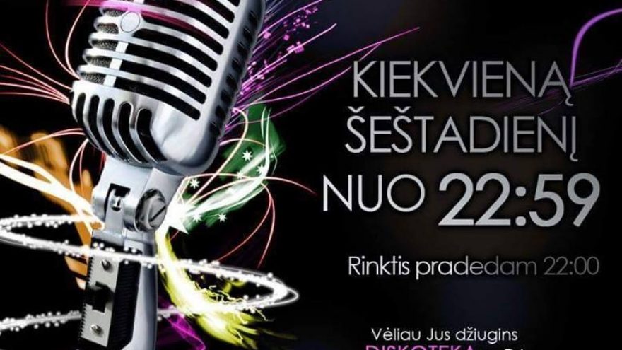 Šeštadienio KARAOKE su Artūru