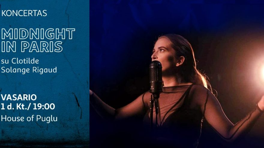 Koncertas „Midnight in Paris“ su Clotilde Solange Rigaud
