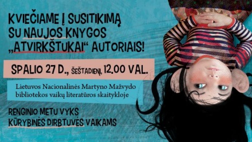 Knygos vaikams „Atvirkštukai“ pristatymas