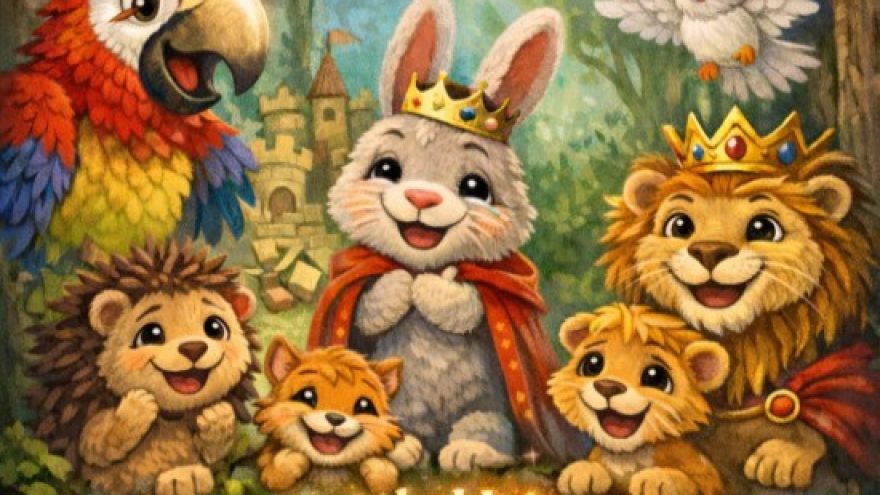 Spektaklis vaikams ”Stebuklingas žodis”!