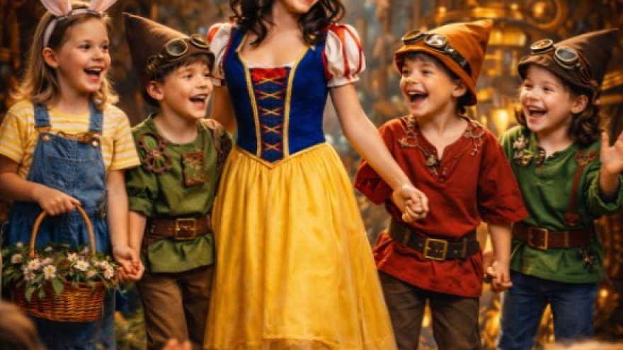 O kur dingo Snieguolė?