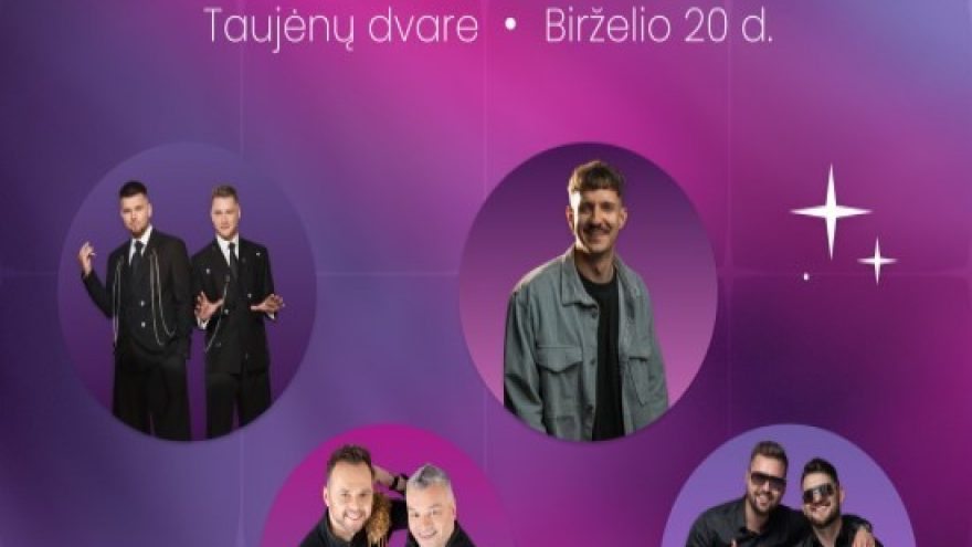 Vasaros šokiai po atviru dangumi