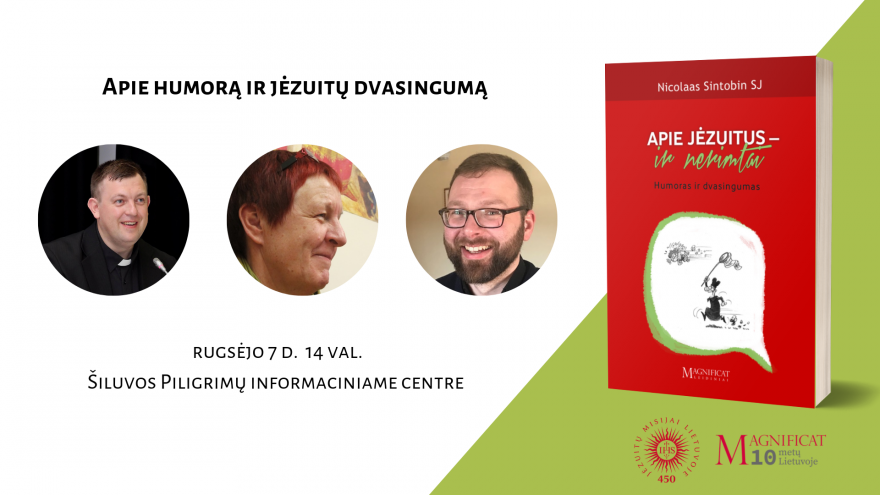 Knygos apie humorą ir dvasingumą pristatymas