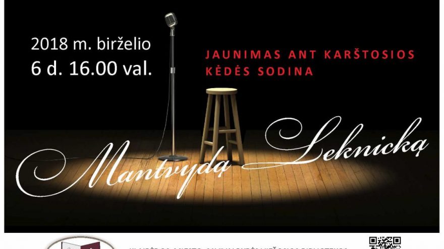 Ant karštosios kėdės – Mantvydas Leknickas