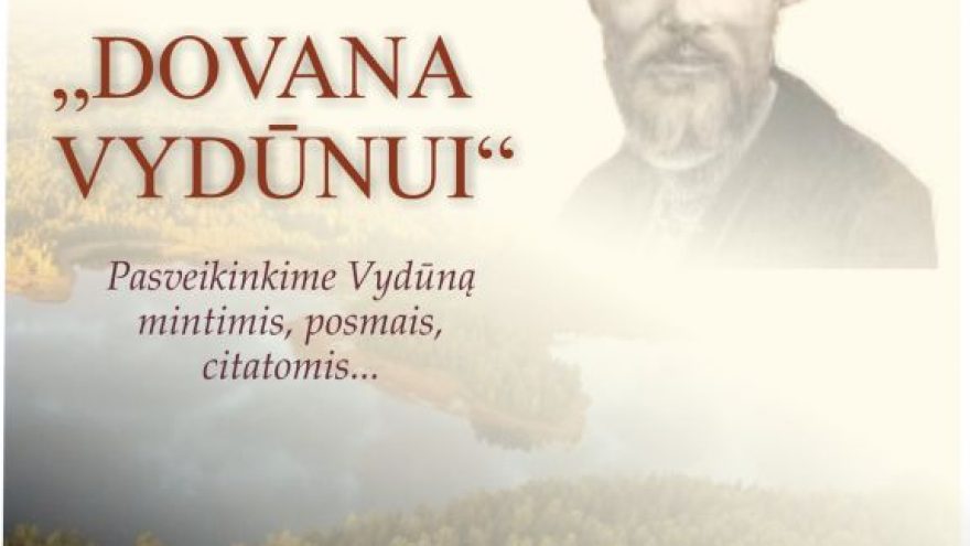 Minėjimas-diskusija „Dovana Vydūnui“