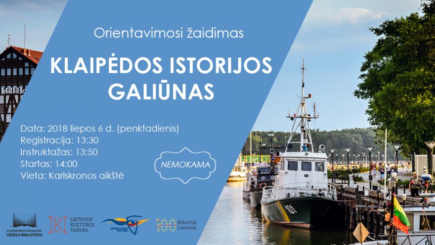 Orientavimosi žaidimas „Klaipėdos istorijos galiūnas“