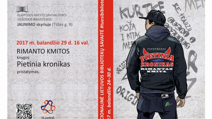 Rimanto Kmitos romano „Pietinia kronikas“ pristatymas