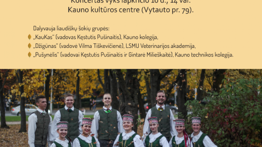 Liaudiškų šokių kolektyvų festivalis „Rudens ratelis“