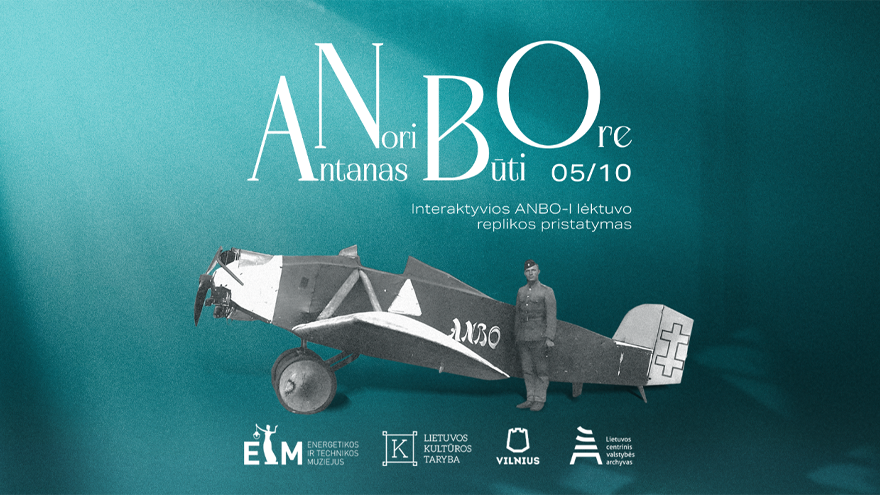 Pirmojo Lietuvos lėktuvo ANBO-I replika | ETM