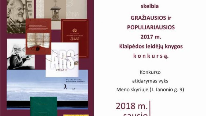 Prasideda dvyliktasis konkurso „Klaipėdos knyga“ sezonas