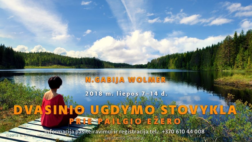 Dvasinio ugdymo stovykla prie Pailgio ežero