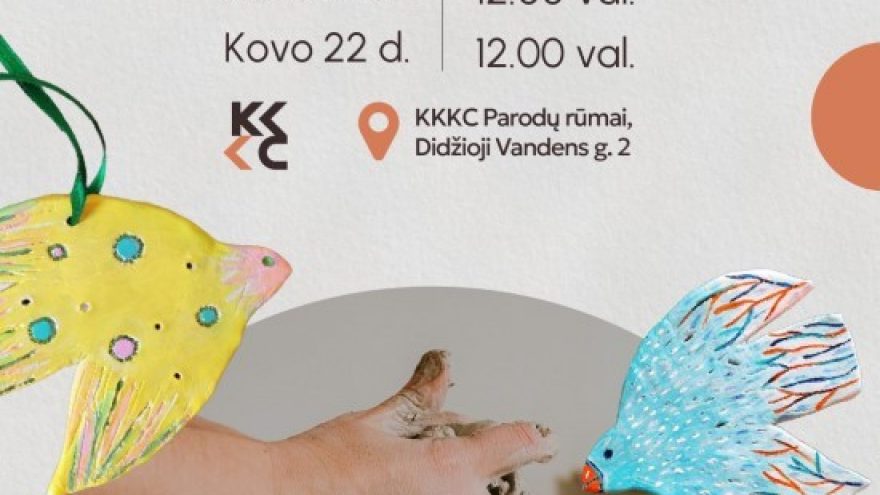 Kūrybinės dirbtuvės šeimoms ”Pavasario simbolis”