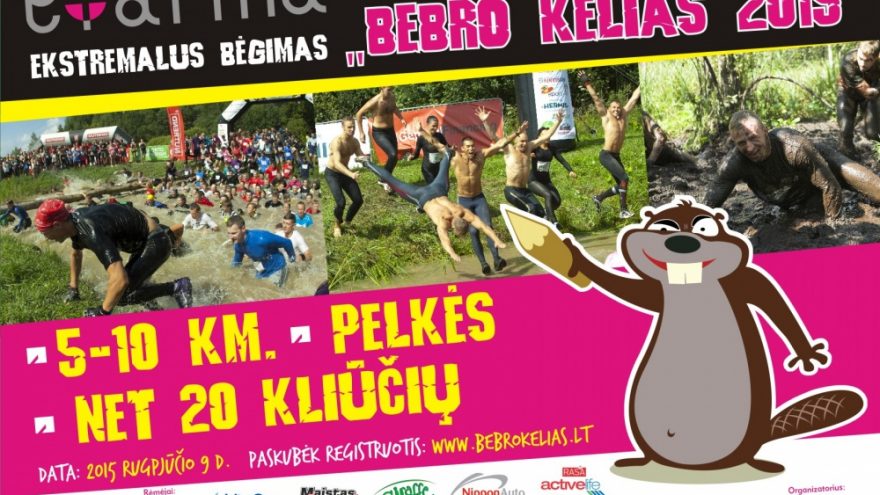 Efarma ekstremalus bėgimas “Bebro kelias”