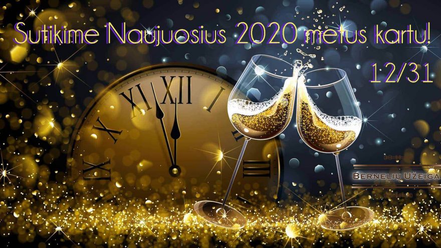 Sutikime Naujuosius 2020 metus kartu!