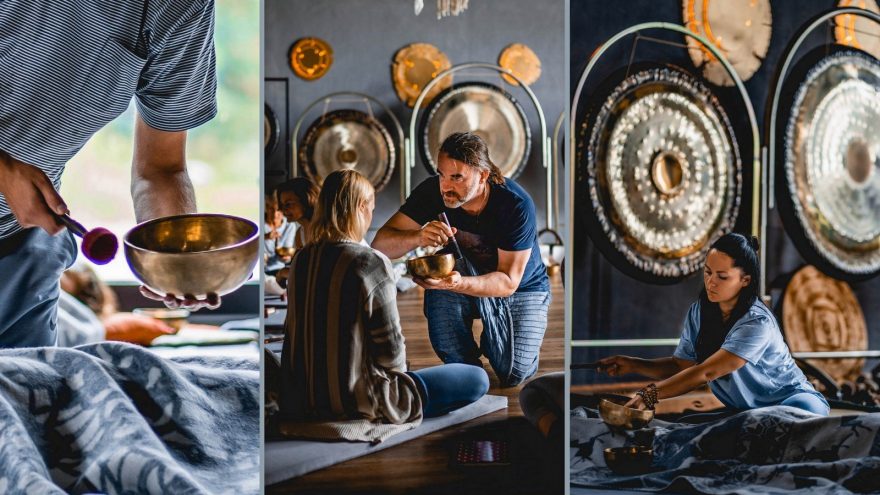 Gydomieji garsai. Dainuojančių dubenų garso masažo meno seminaras