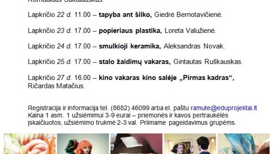 Edukacinių projektų savaitė