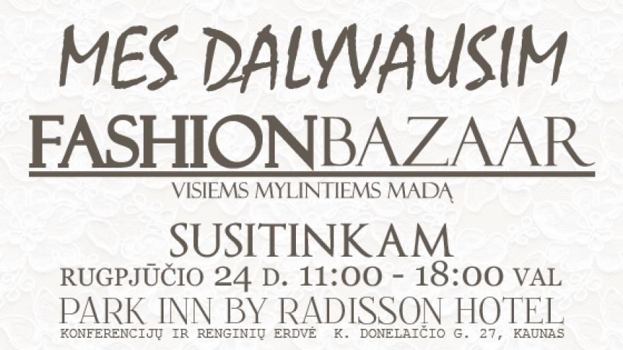 Fashion bazaar mados mugė