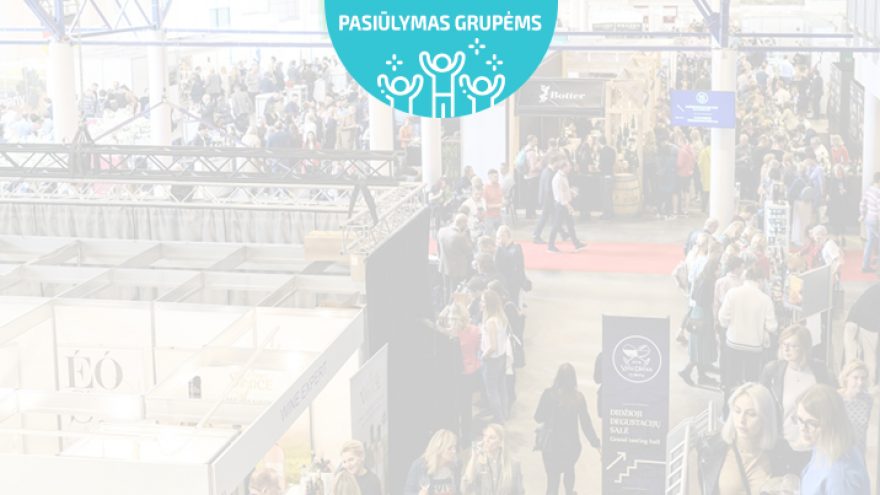 Pasiūlymai grupėms: Didžiausia vyno paroda Baltijos šalyse VYNO DIENOS