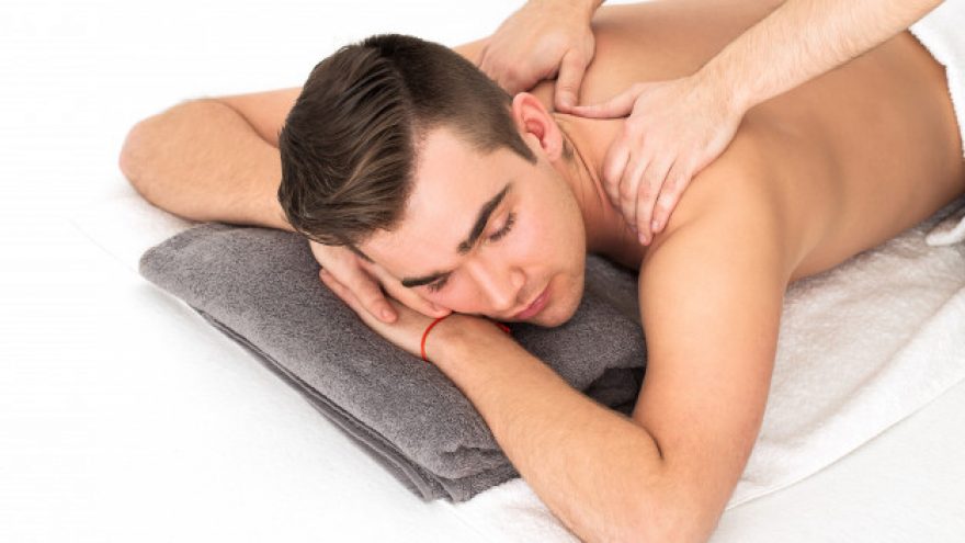 Pečių juostos ir sprando masažas