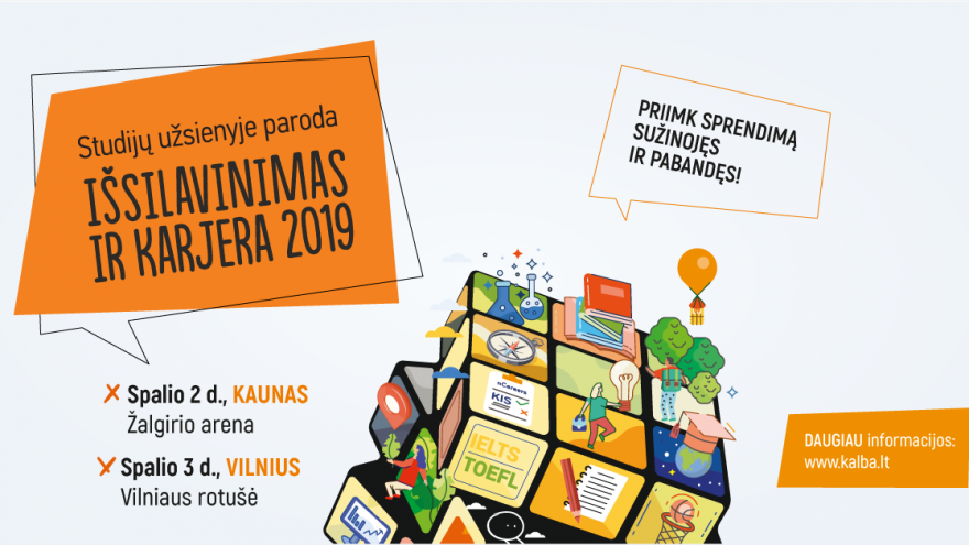 Studijų užsienyje paroda „IŠSILAVINIMAS IR KARJERA 2019“