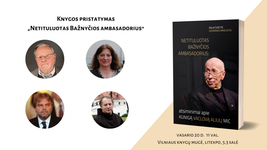 Knygos pristatymas „Netituluotas Bažnyčios ambasadorius“