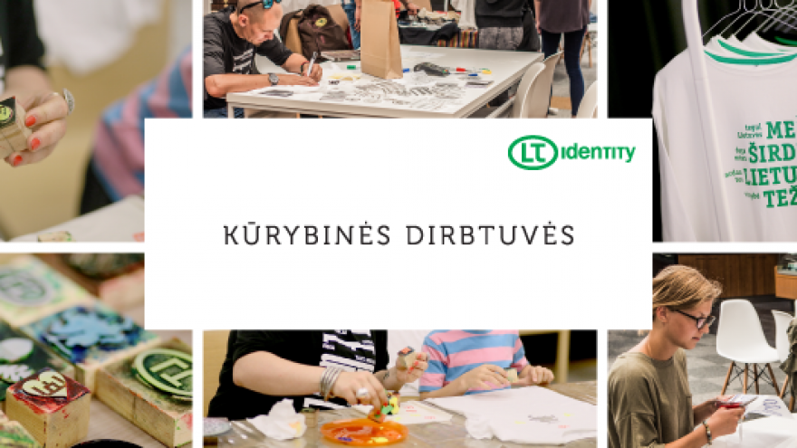 Kūrybinės LT identity marškinėlių dirbtuvės