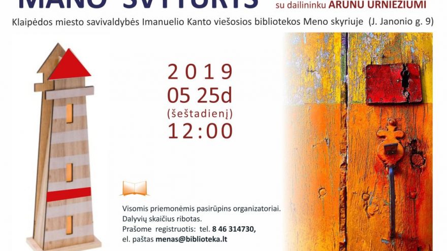 Dailės edukacija vaikams „Mano švyturys“