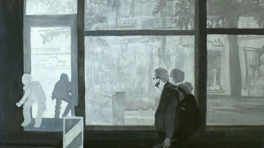 Tapybos darbų parodos ,,Kauno fragmentai” atidarymas