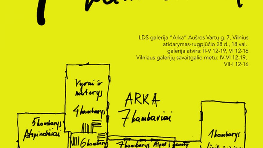 Eglė Ganda Bogdanienė / personalinė paroda „7 KAMBARIAI“