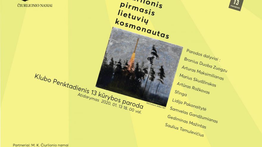 Paroda „M. K. Čiurlionis – pirmasis lietuvių kosmonautas“